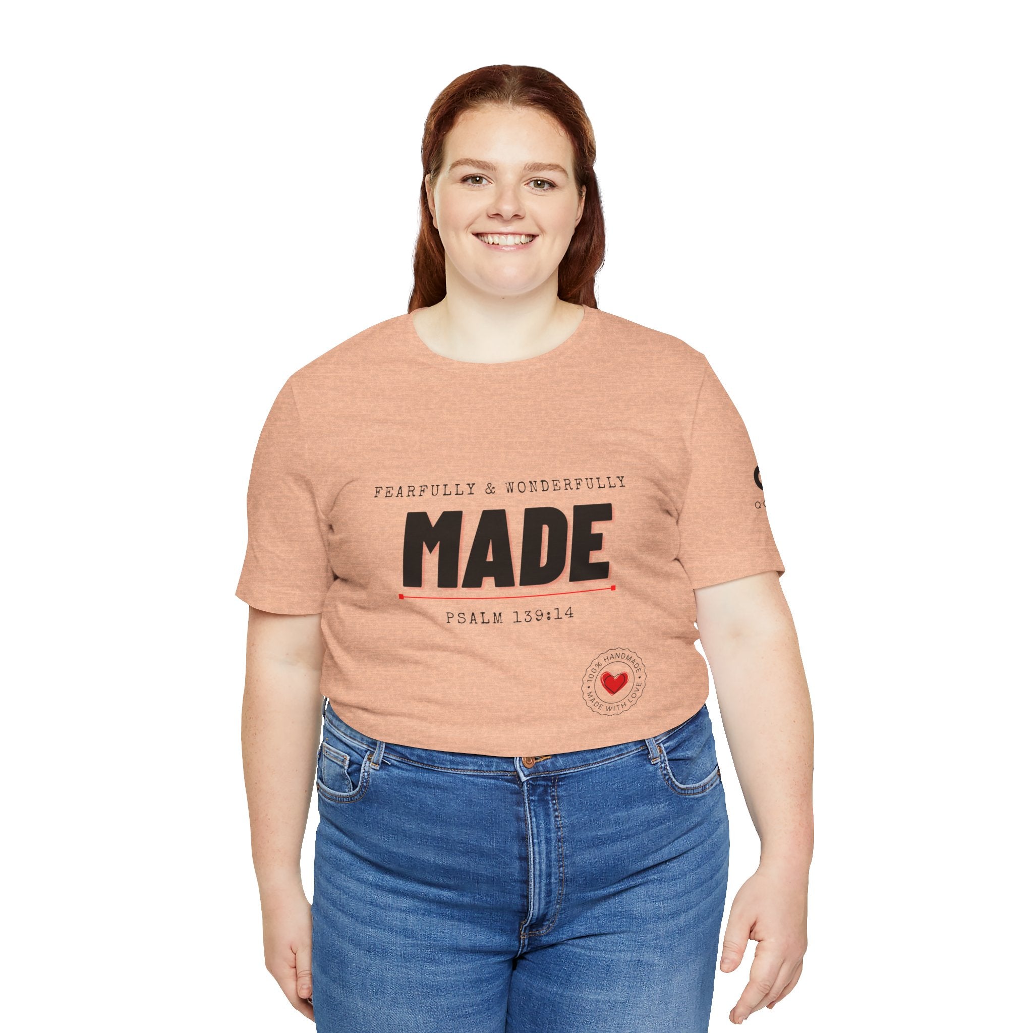 Kingdom Culture Statement Tee — "Fearfully & Wonderfully Made" Psalm 139:14 Christian Tee