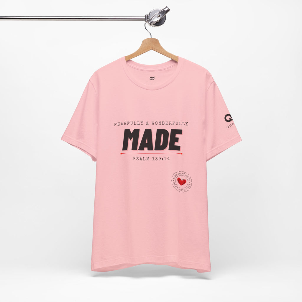 Kingdom Culture Statement Tee — "Fearfully & Wonderfully Made" Psalm 139:14 Christian Tee