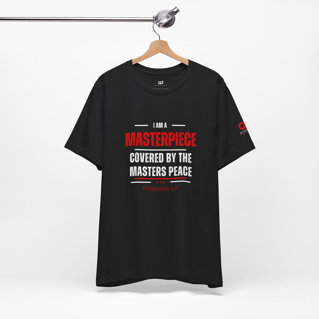 Masterpiece Tee — Inspirational Christian Philippians 4:7 Graphic T-Shirt