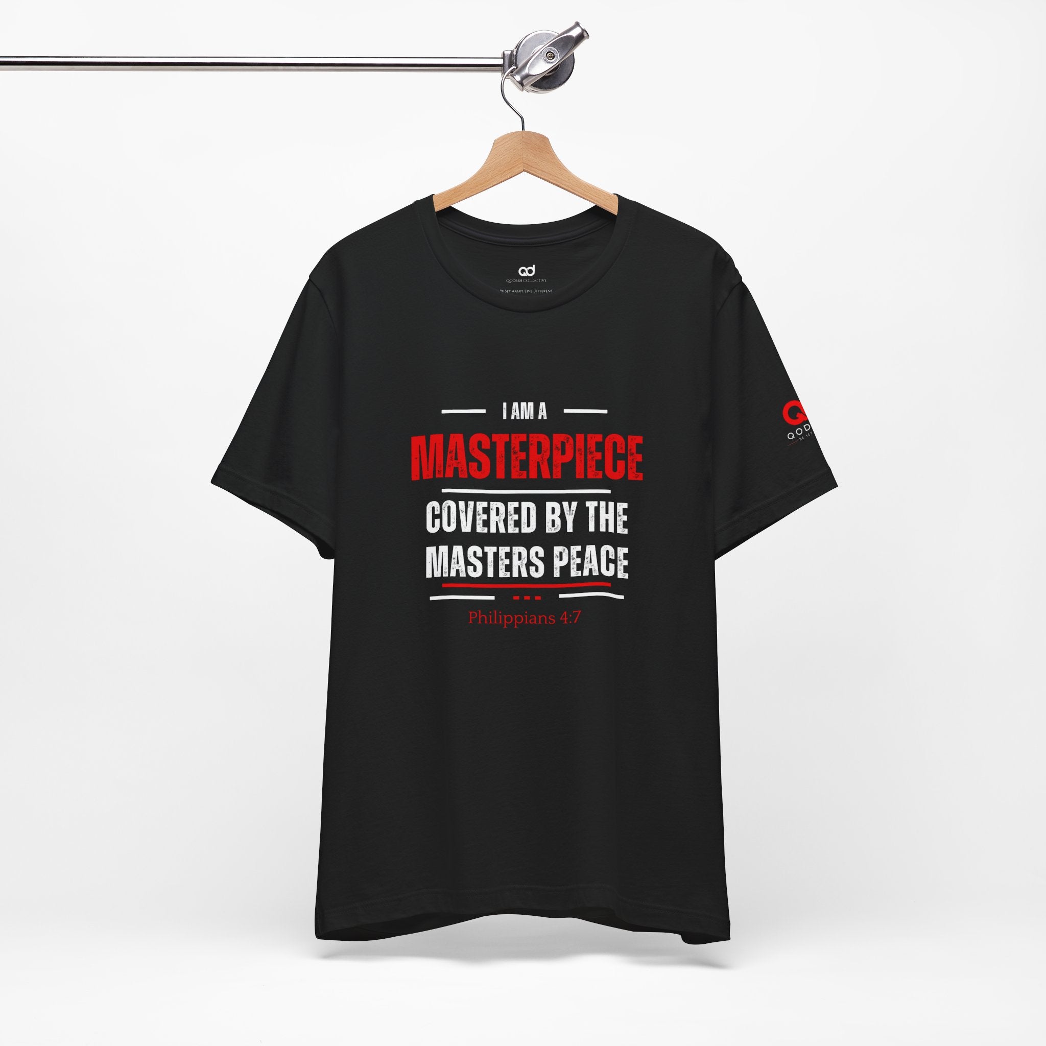 Masterpiece Tee — Inspirational Christian Philippians 4:7 Graphic T-Shirt