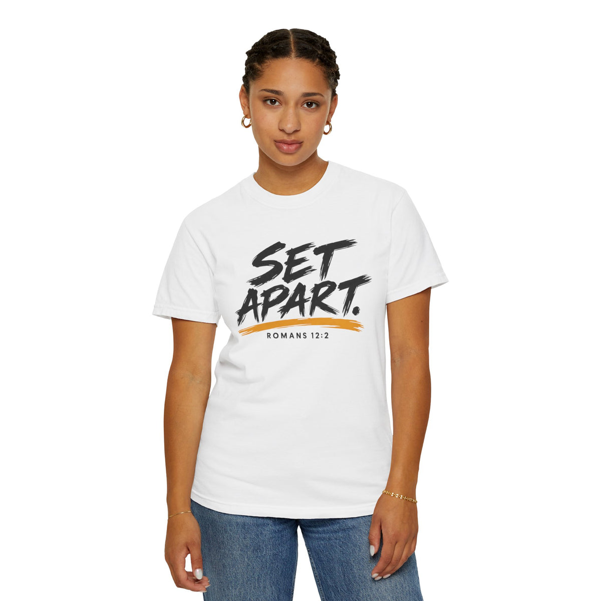 Set Apart T-Shirt — “Set Apart” Romans 12:2 Christian Tee