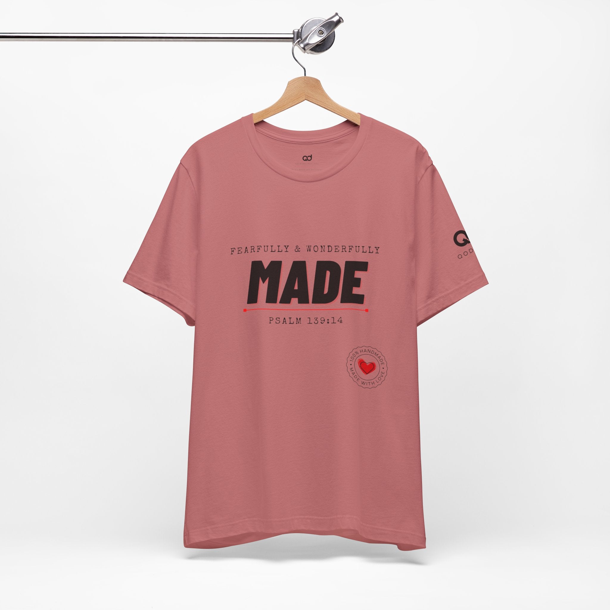 Kingdom Culture Statement Tee — "Fearfully & Wonderfully Made" Psalm 139:14 Christian Tee