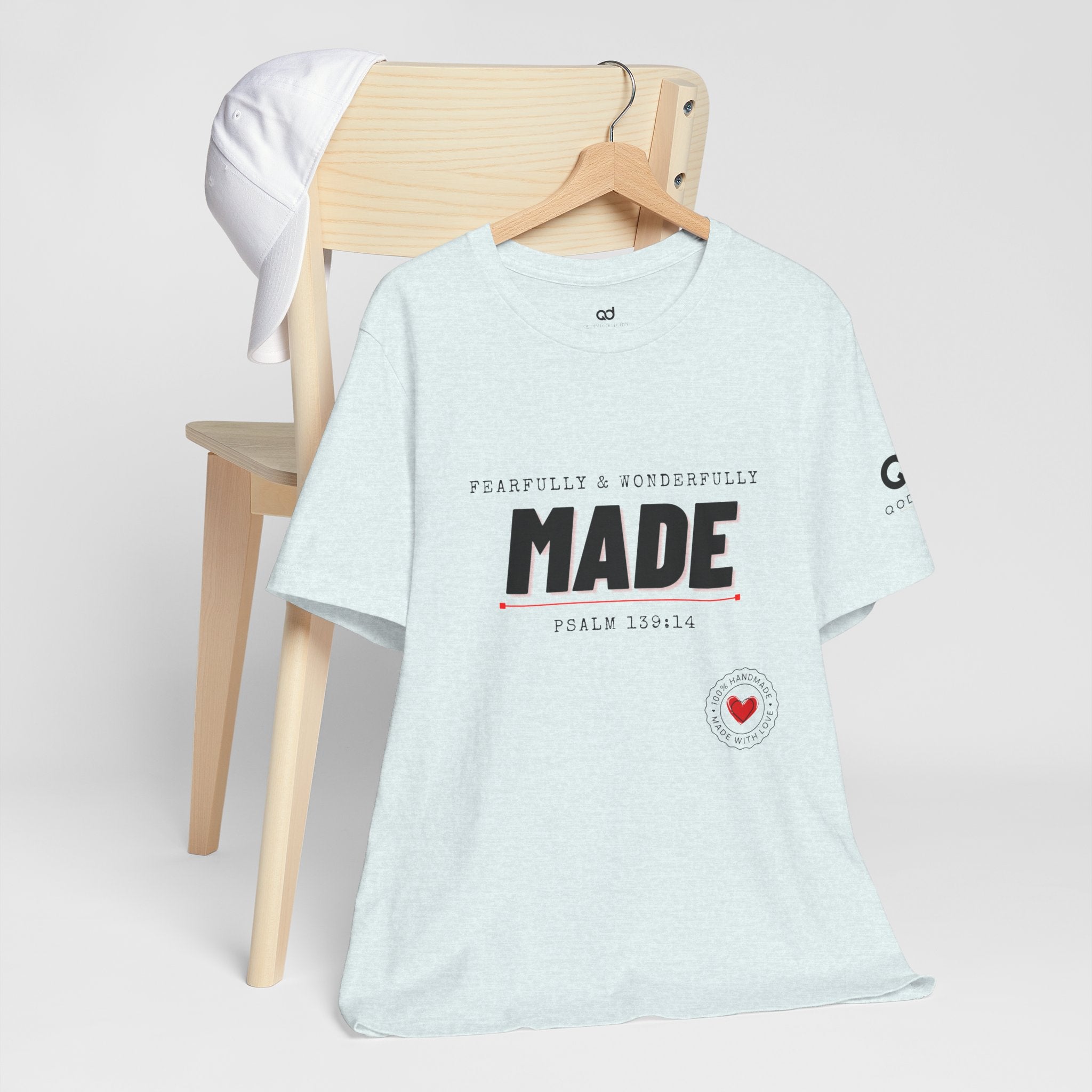 Kingdom Culture Statement Tee — "Fearfully & Wonderfully Made" Psalm 139:14 Christian Tee