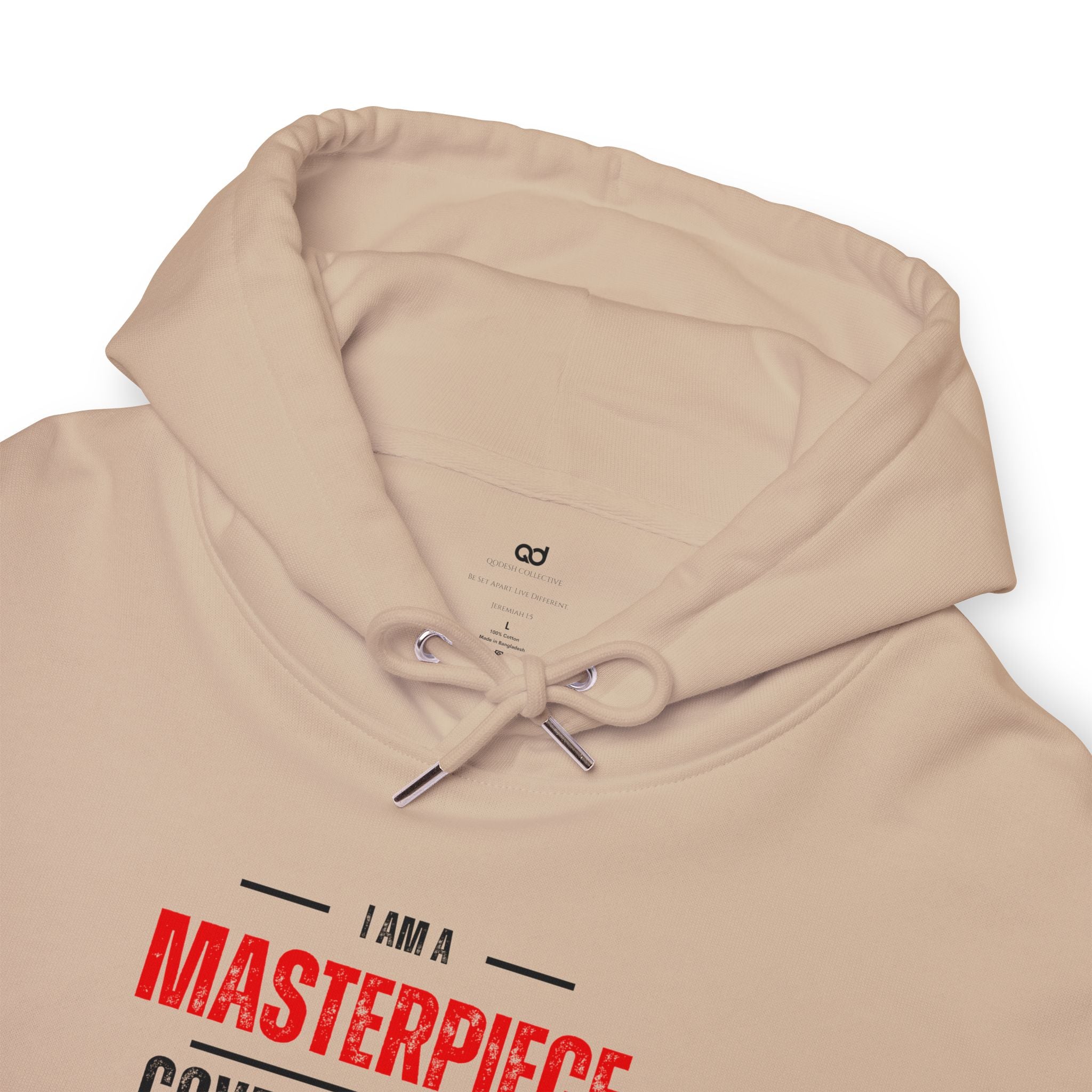 Masterpiece Hoodie - "I Am a Masterpiece" Inspirational Christian Pullover