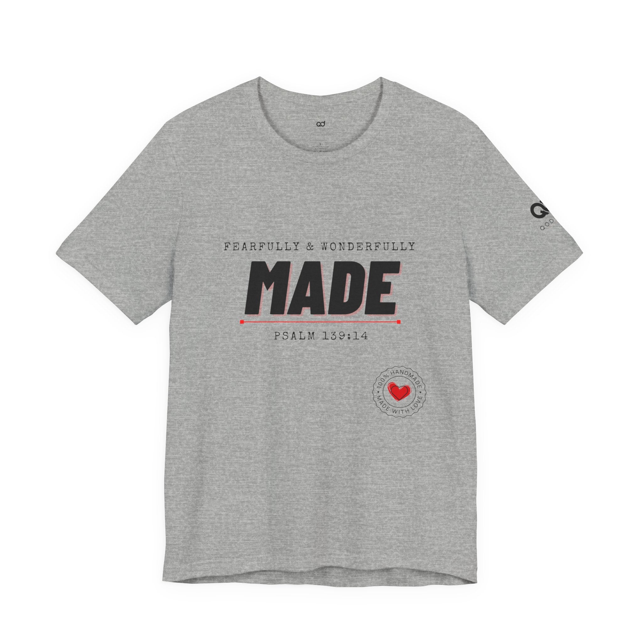 Kingdom Culture Statement Tee — "Fearfully & Wonderfully Made" Psalm 139:14 Christian Tee