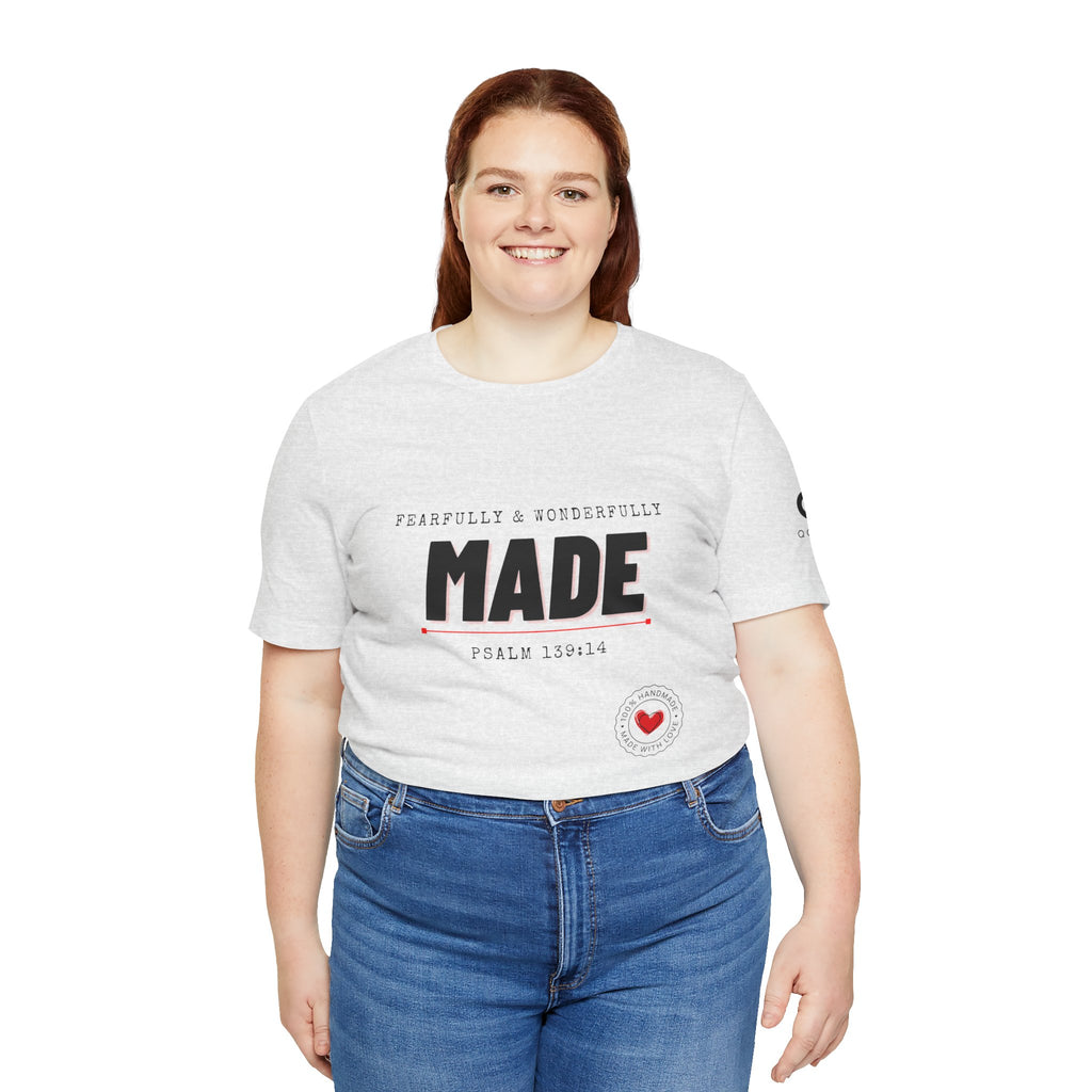 Kingdom Culture Statement Tee — "Fearfully & Wonderfully Made" Psalm 139:14 Christian Tee