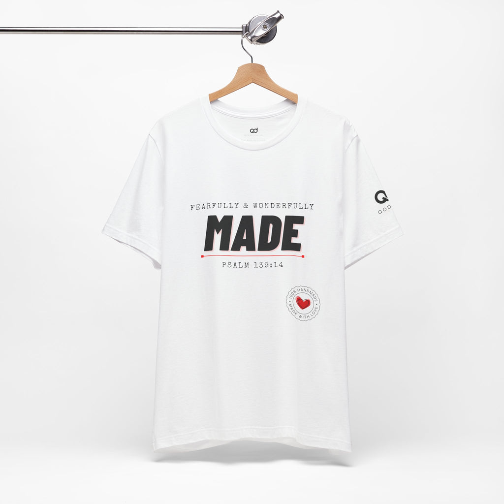 Kingdom Culture Statement Tee — "Fearfully & Wonderfully Made" Psalm 139:14 Christian Tee