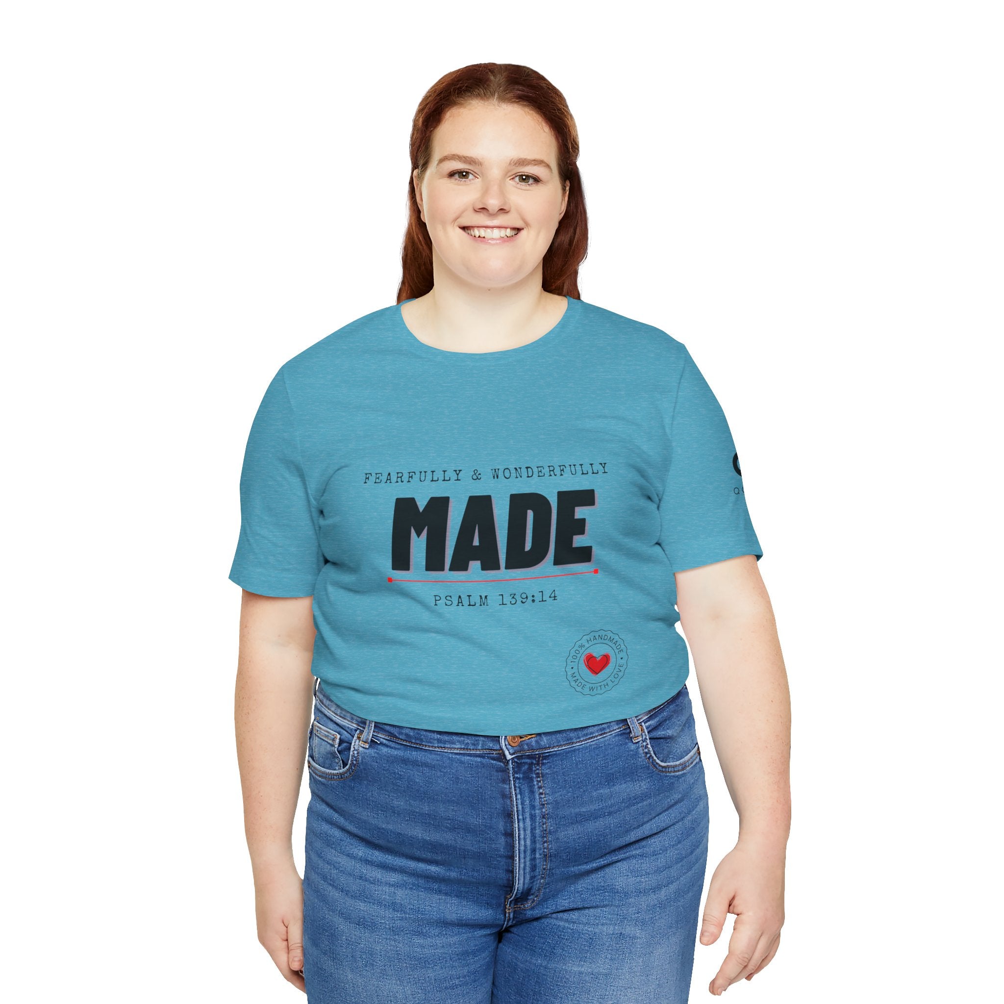 Kingdom Culture Statement Tee — "Fearfully & Wonderfully Made" Psalm 139:14 Christian Tee