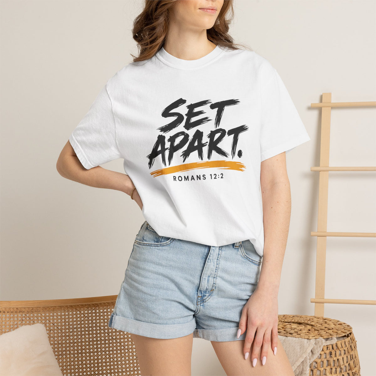 Set Apart T-Shirt — “Set Apart” Romans 12:2 Christian Tee