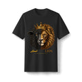 Lamb & Lion Crown Tee — Bold Half-Lamb Half-Lion Graphic Shirt