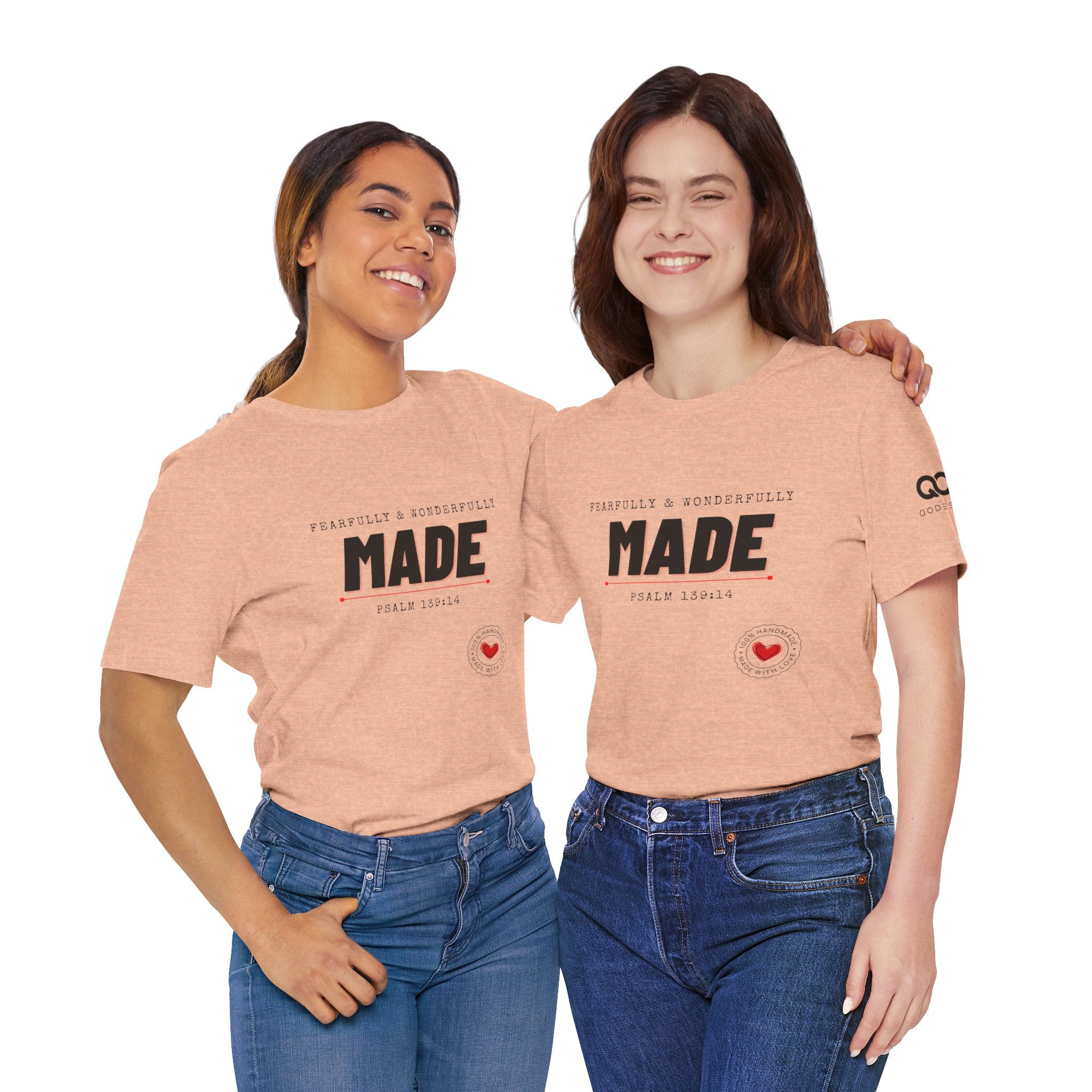Kingdom Culture Statement Tee — "Fearfully & Wonderfully Made" Psalm 139:14 Christian Tee
