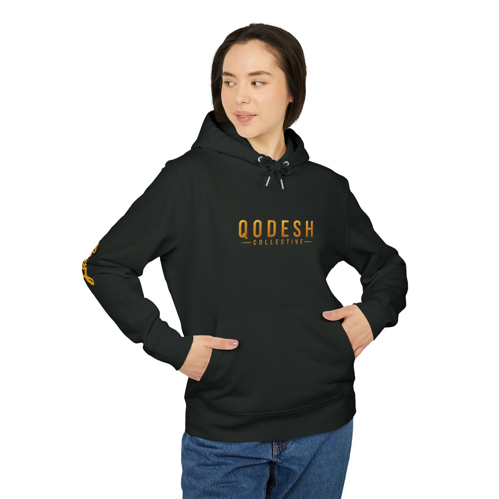 Lion & Lamb Hoodie – Gold Crown Split Face Pullover (Qodesh Apparel)