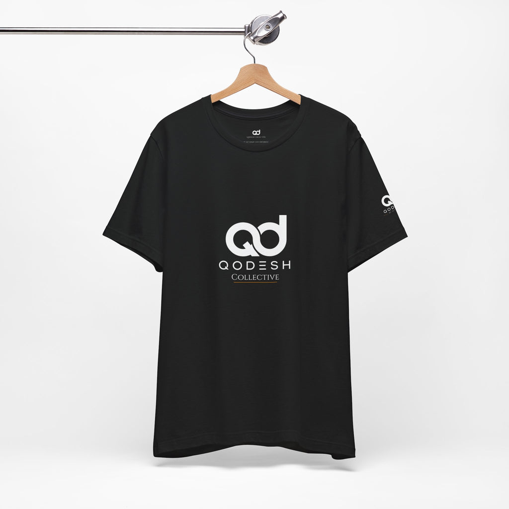 Qodesh Collective White Tee — Unisex Jersey Short Sleeve T-Shirt