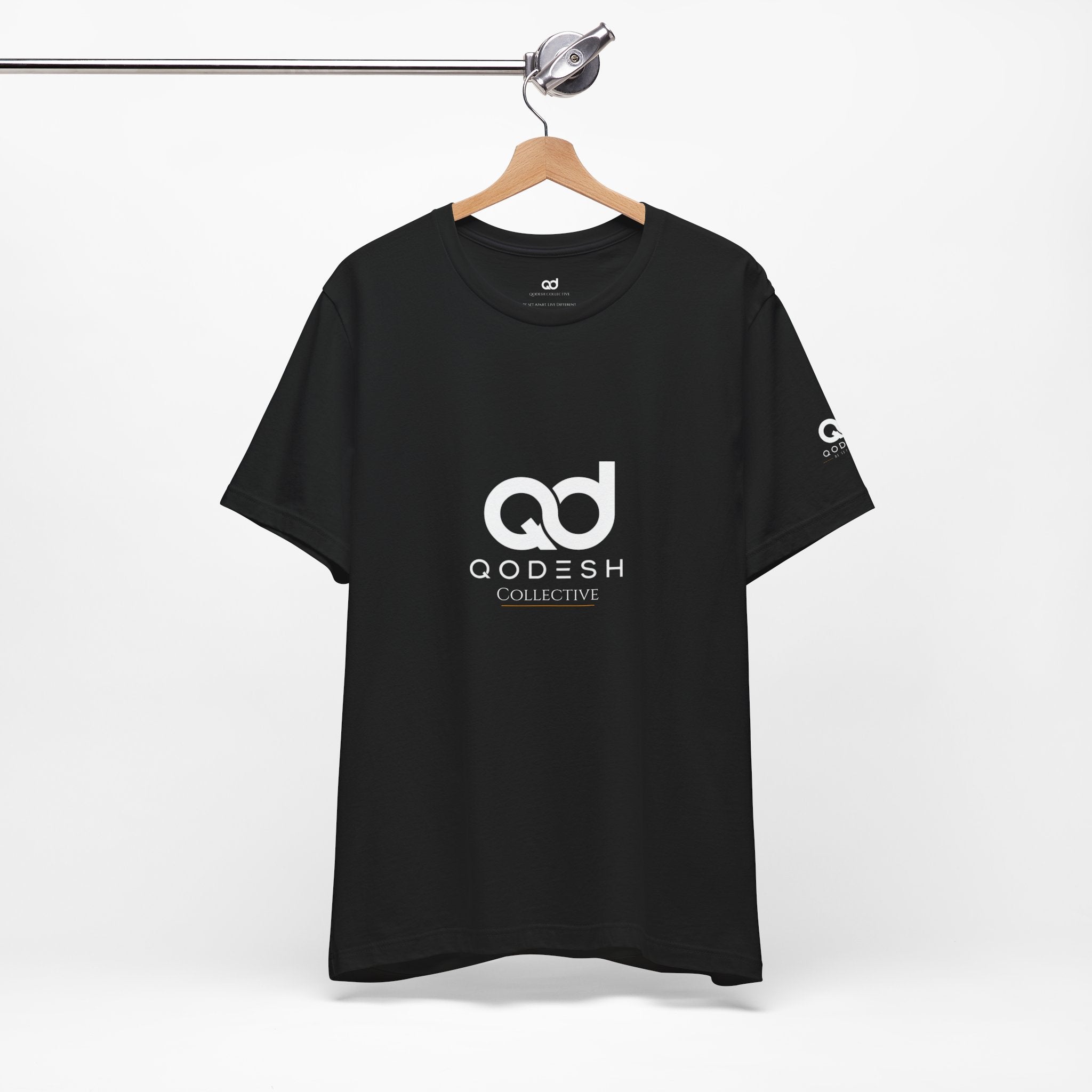 Qodesh Collective White Tee — Unisex Jersey Short Sleeve T-Shirt
