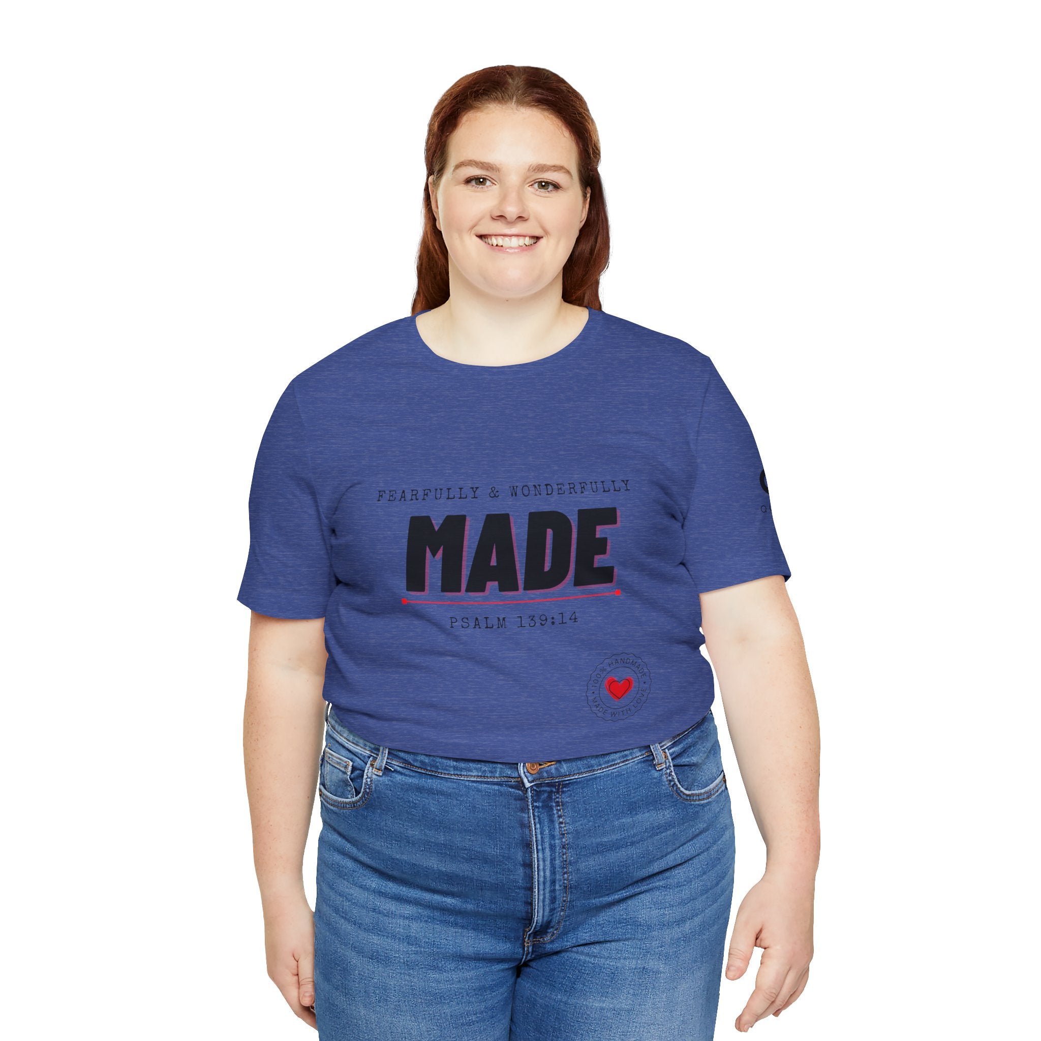 Kingdom Culture Statement Tee — "Fearfully & Wonderfully Made" Psalm 139:14 Christian Tee