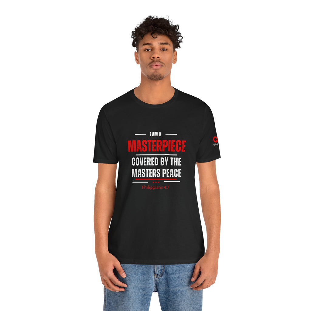 Masterpiece Tee — Inspirational Christian Philippians 4:7 Graphic T-Shirt