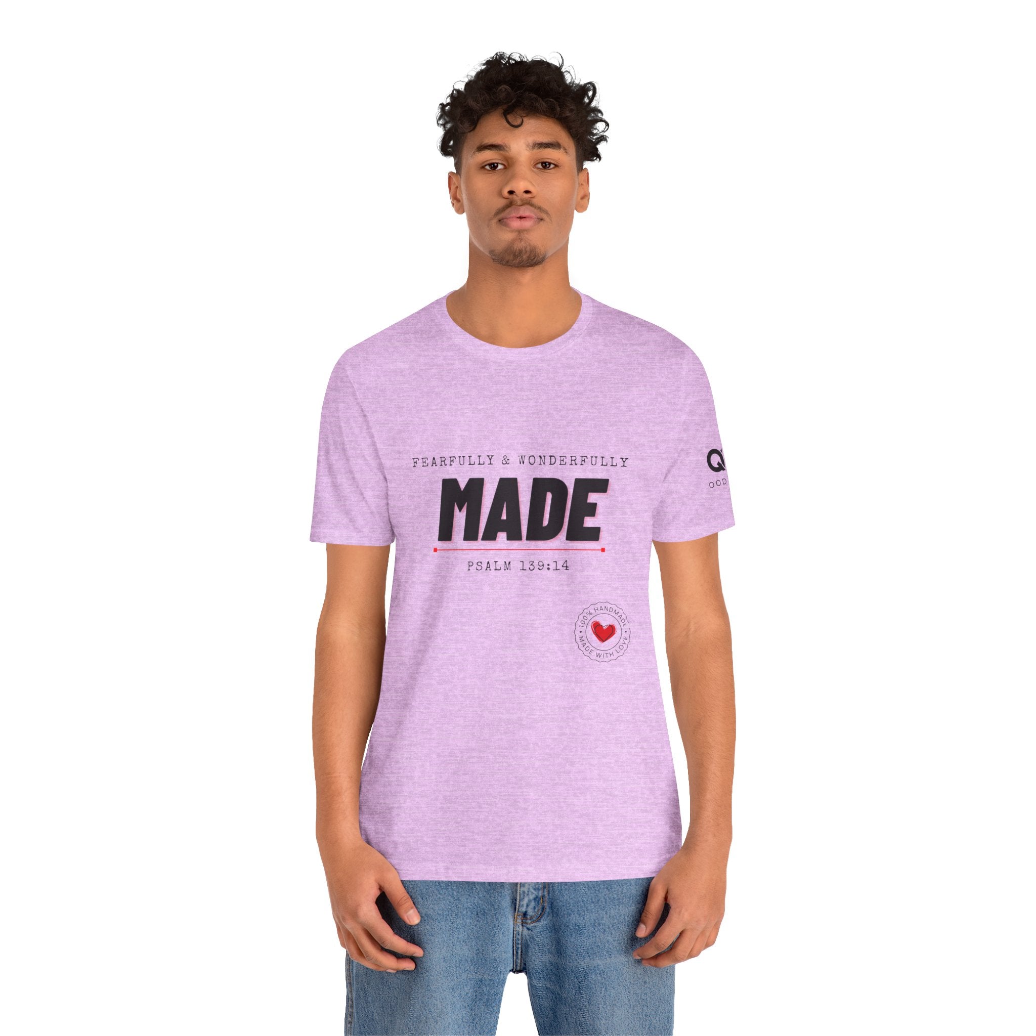 Kingdom Culture Statement Tee — "Fearfully & Wonderfully Made" Psalm 139:14 Christian Tee