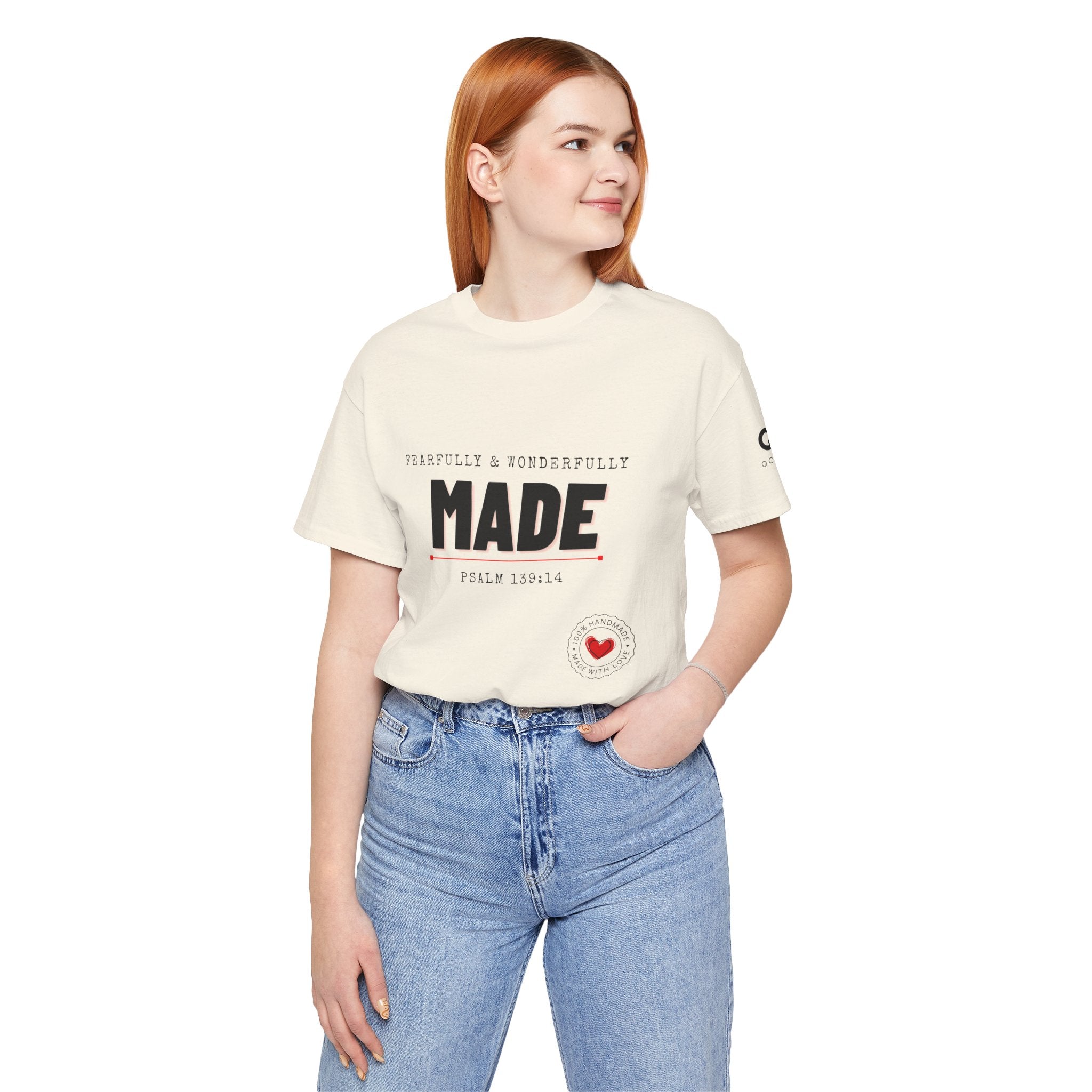 Kingdom Culture Statement Tee — "Fearfully & Wonderfully Made" Psalm 139:14 Christian Tee