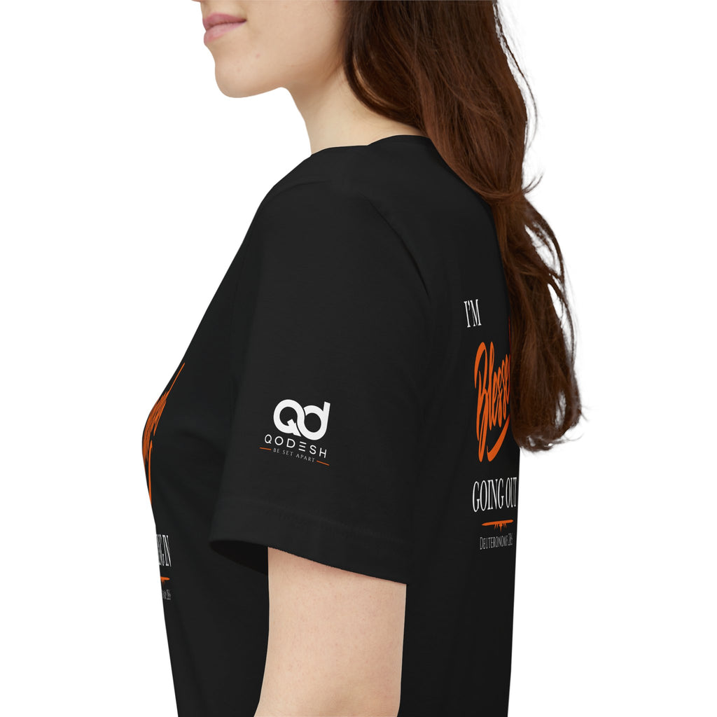 Blessed Script Tee — Inspirational 'Blessed' Short Sleeve T-Shirt