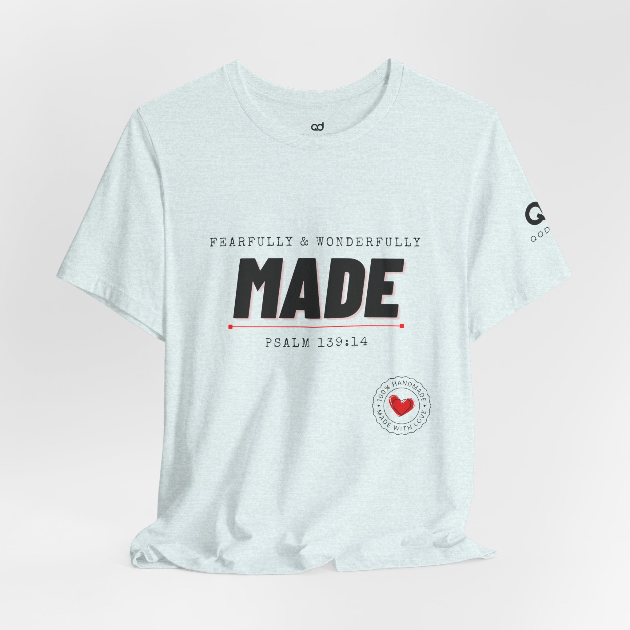 Kingdom Culture Statement Tee — "Fearfully & Wonderfully Made" Psalm 139:14 Christian Tee