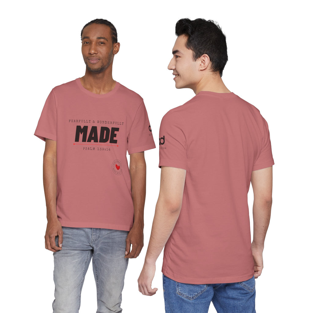 Kingdom Culture Statement Tee — "Fearfully & Wonderfully Made" Psalm 139:14 Christian Tee