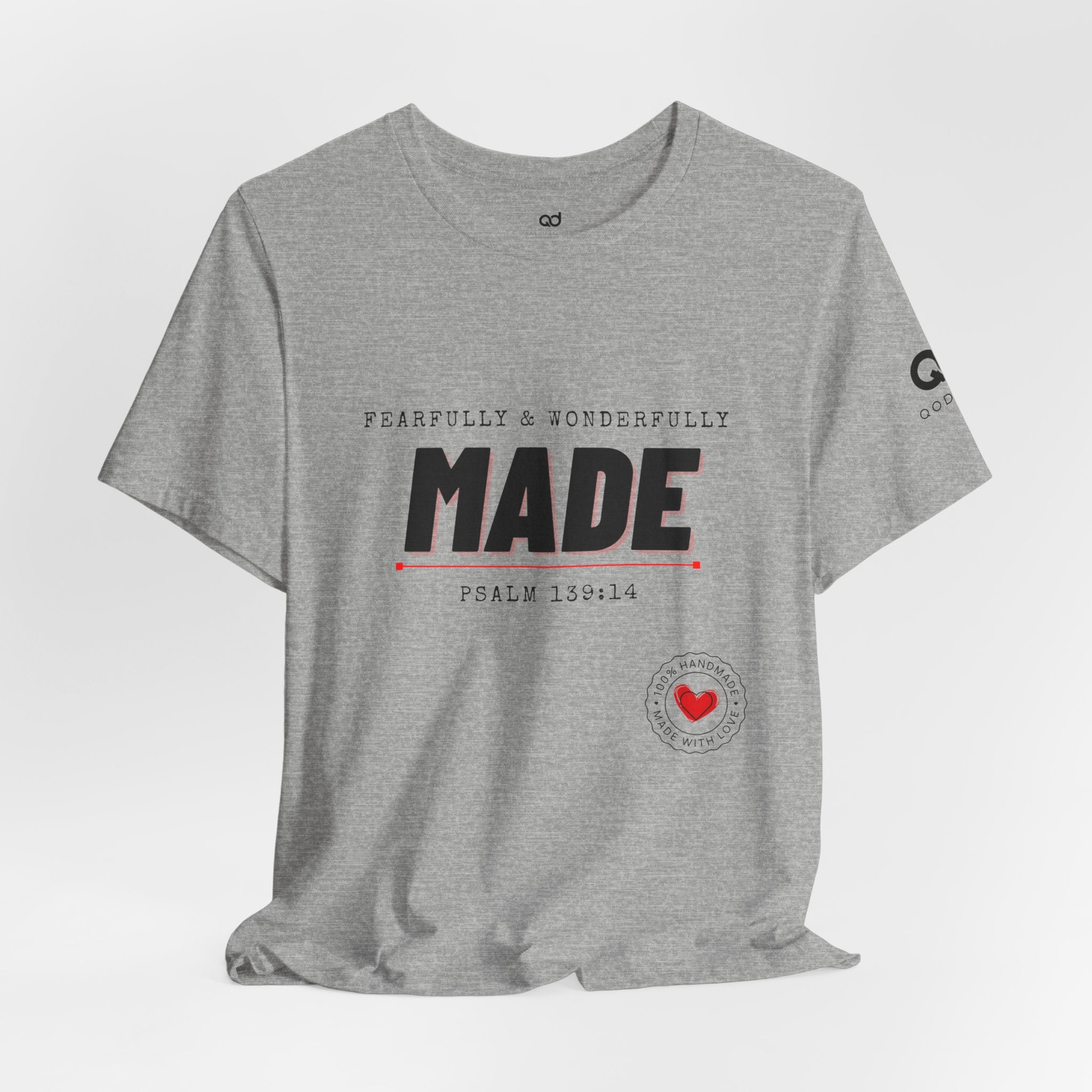 Kingdom Culture Statement Tee — "Fearfully & Wonderfully Made" Psalm 139:14 Christian Tee