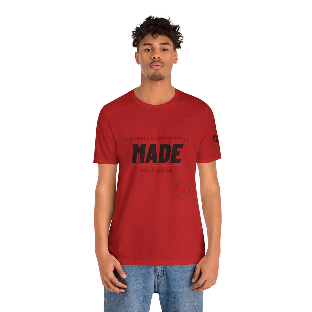 Kingdom Culture Statement Tee — "Fearfully & Wonderfully Made" Psalm 139:14 Christian Tee