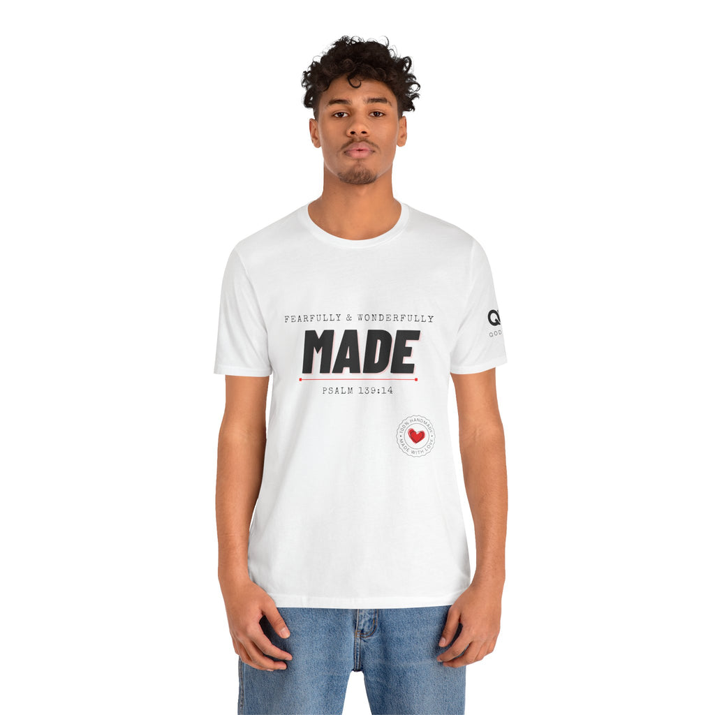 Kingdom Culture Statement Tee — "Fearfully & Wonderfully Made" Psalm 139:14 Christian Tee