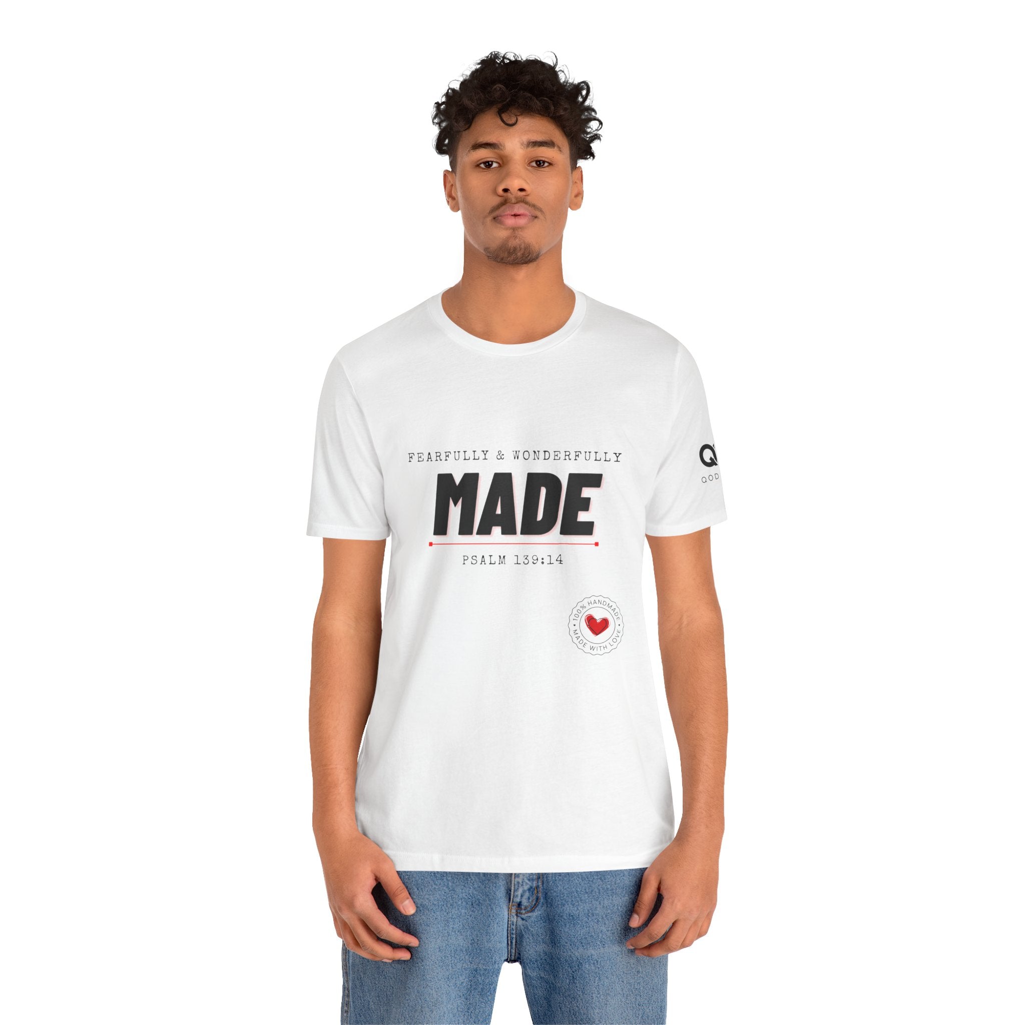 Kingdom Culture Statement Tee — "Fearfully & Wonderfully Made" Psalm 139:14 Christian Tee