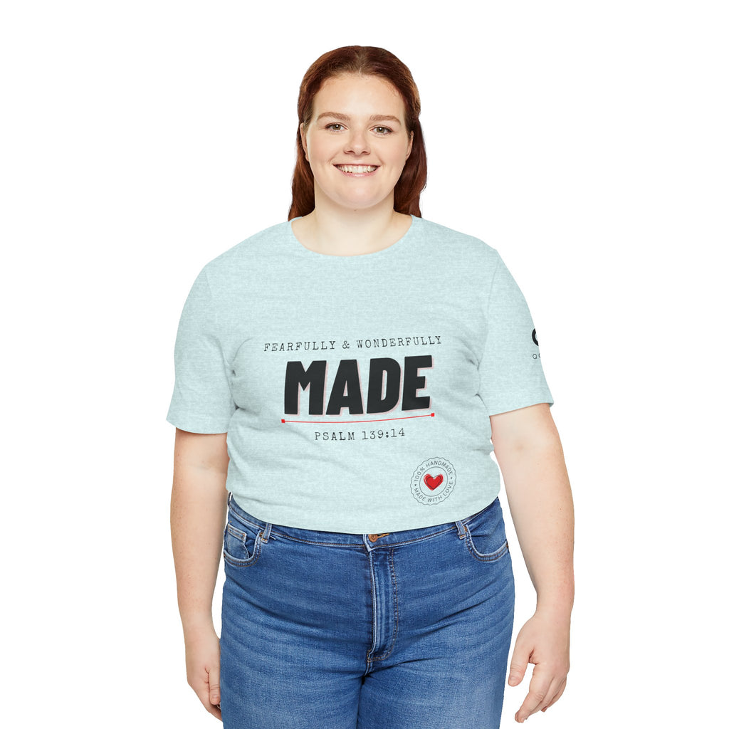 Kingdom Culture Statement Tee — "Fearfully & Wonderfully Made" Psalm 139:14 Christian Tee