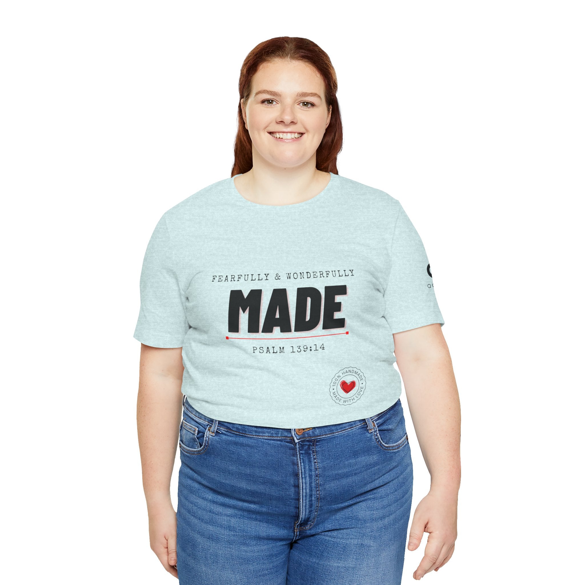 Kingdom Culture Statement Tee — "Fearfully & Wonderfully Made" Psalm 139:14 Christian Tee