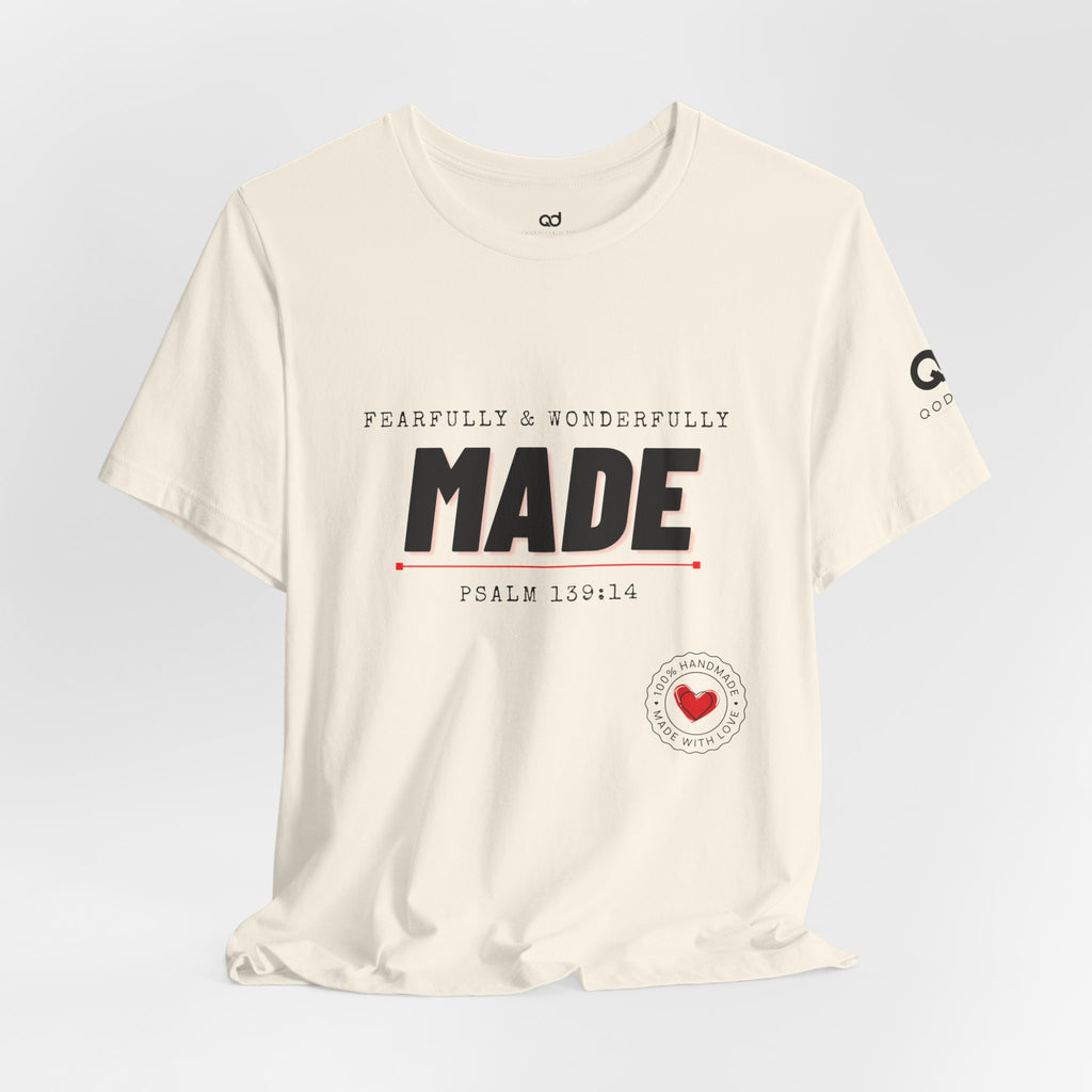 Kingdom Culture Statement Tee — "Fearfully & Wonderfully Made" Psalm 139:14 Christian Tee