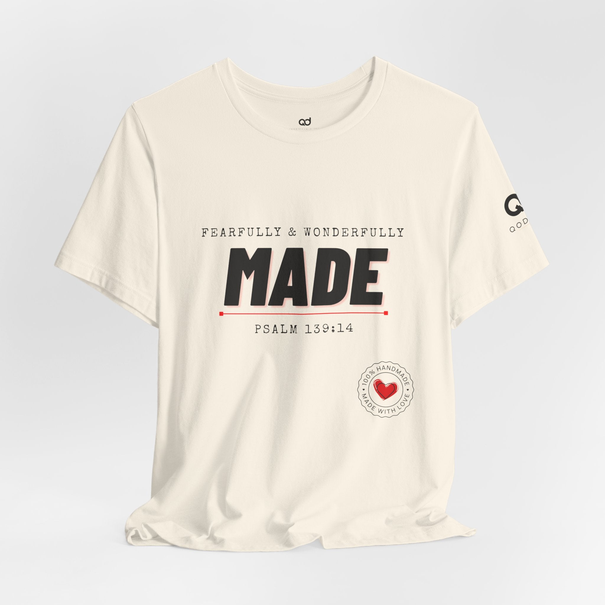 Kingdom Culture Statement Tee — "Fearfully & Wonderfully Made" Psalm 139:14 Christian Tee