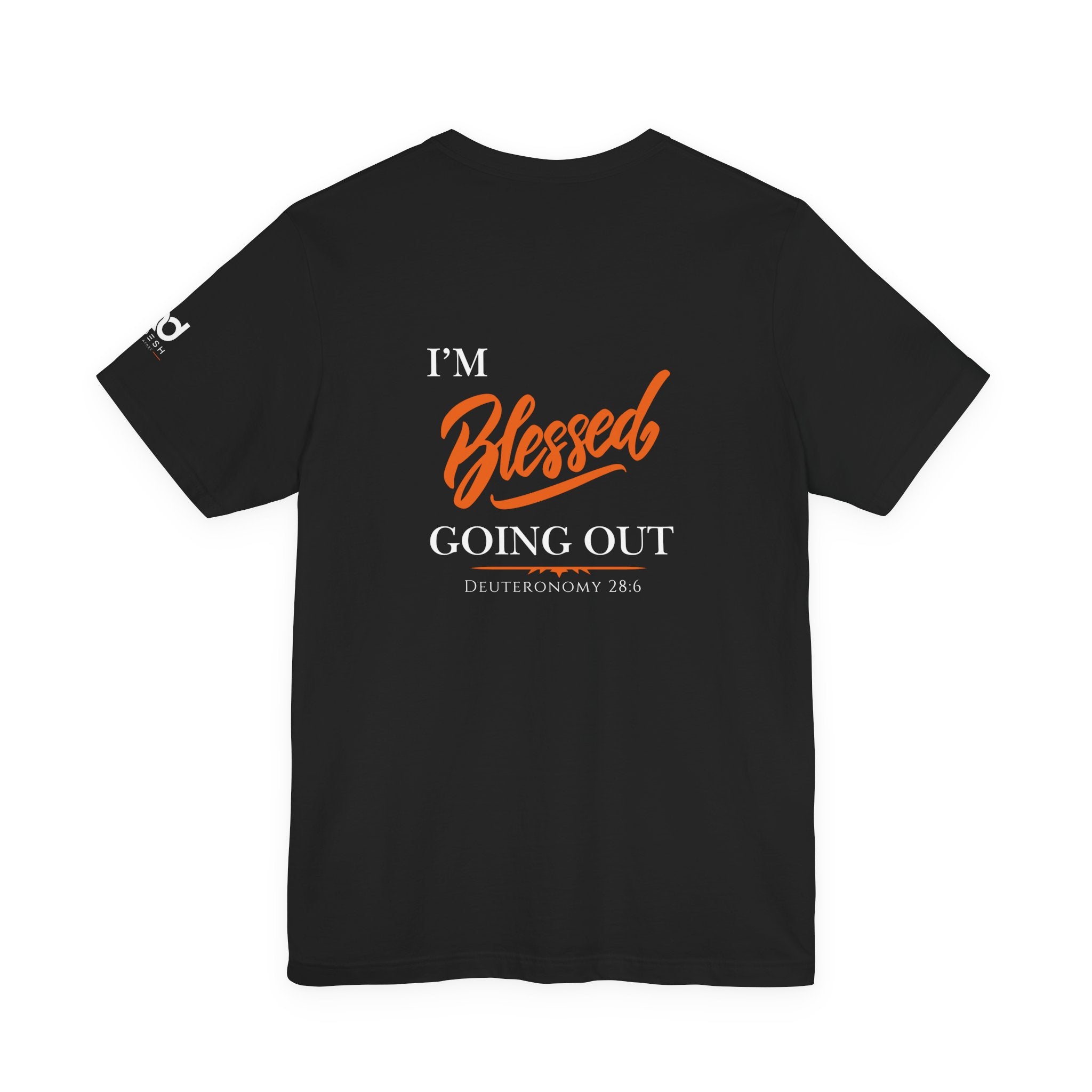 Blessed Script Tee — Inspirational 'Blessed' Short Sleeve T-Shirt