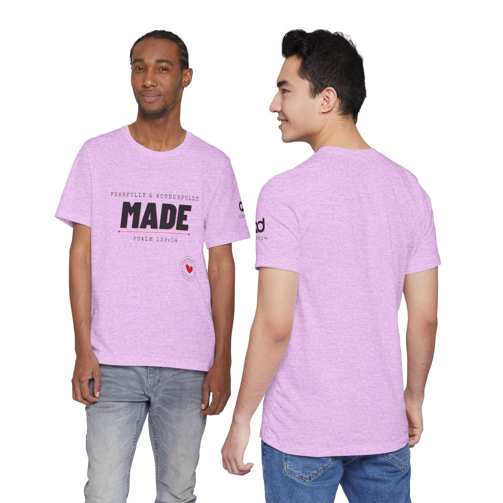 Kingdom Culture Statement Tee — "Fearfully & Wonderfully Made" Psalm 139:14 Christian Tee