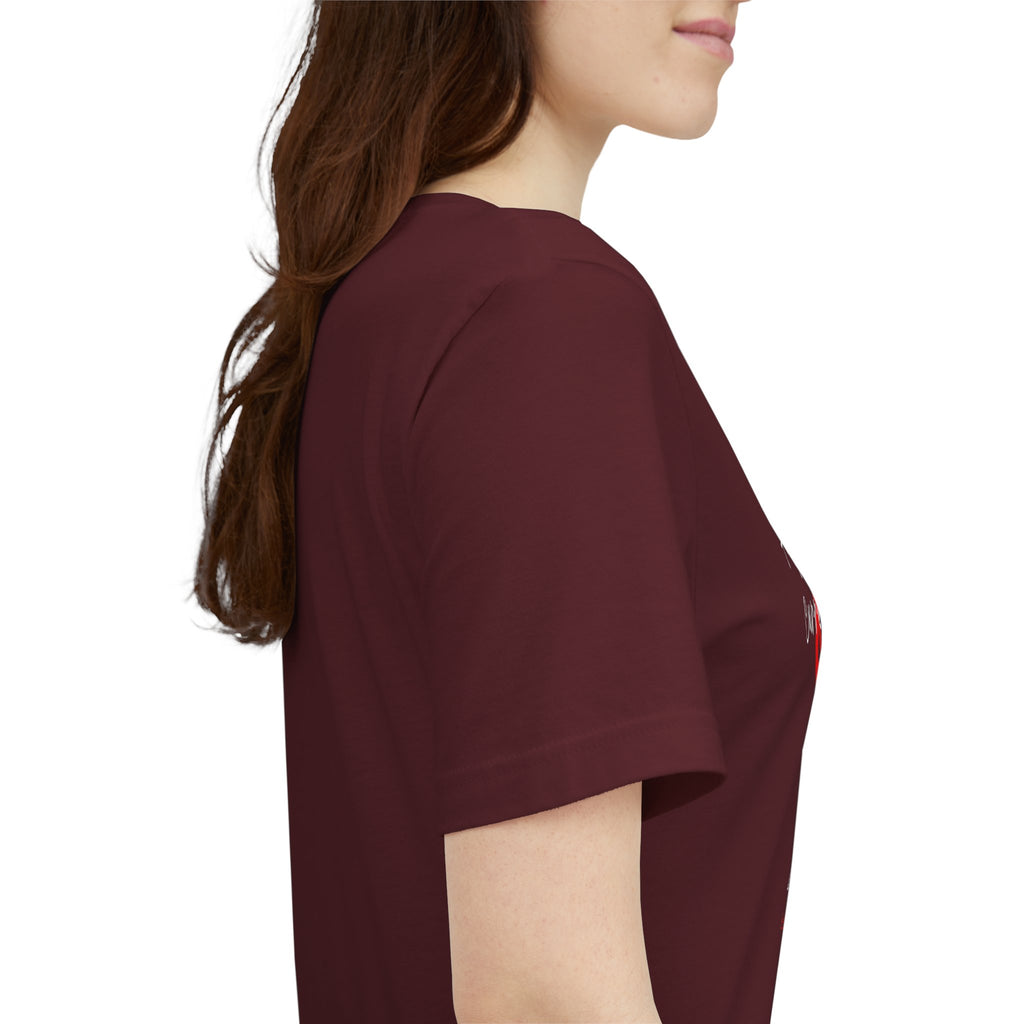 Faith & Finance T-Shirt — Red Dollar Currency Design (Hebrews 11:6)