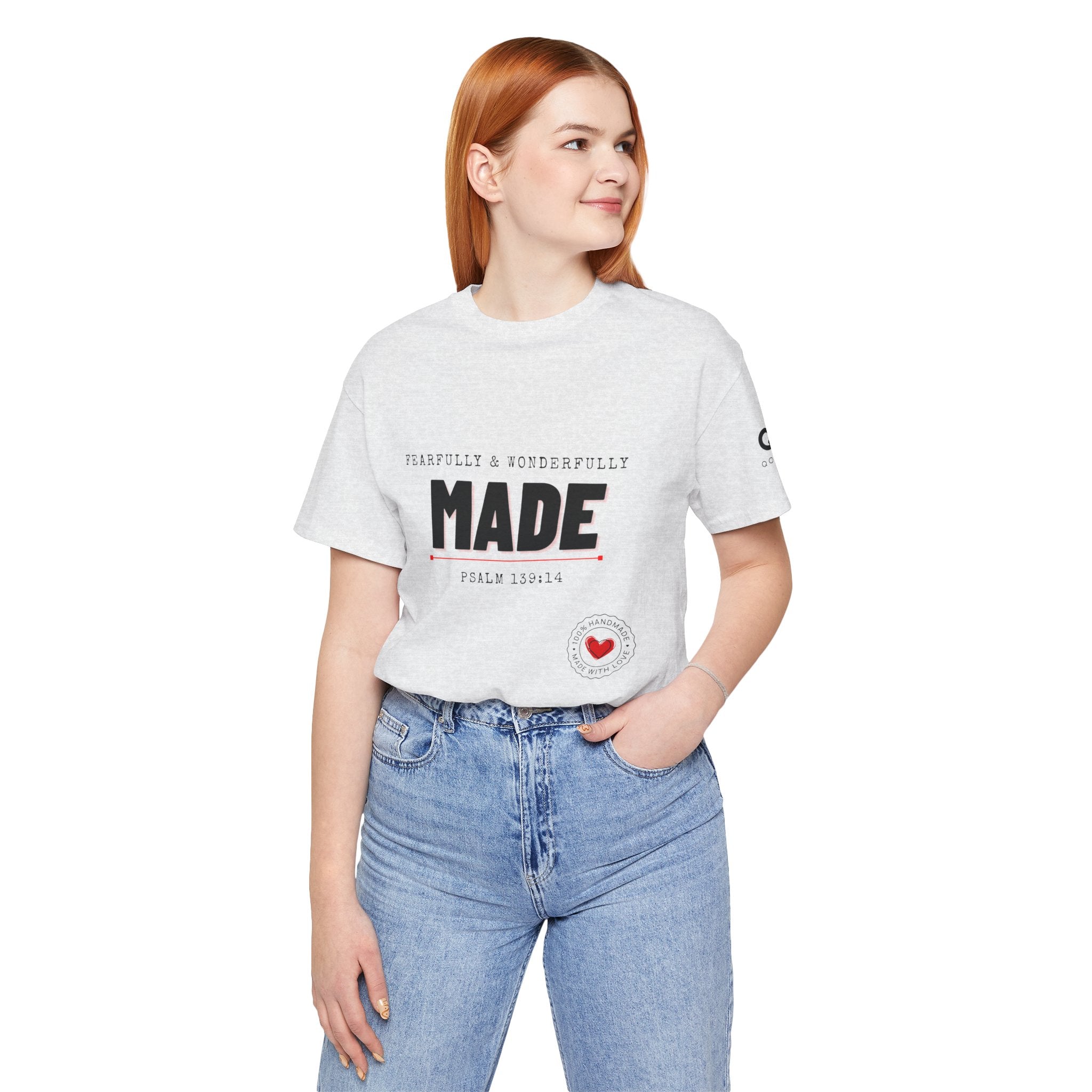 Kingdom Culture Statement Tee — "Fearfully & Wonderfully Made" Psalm 139:14 Christian Tee