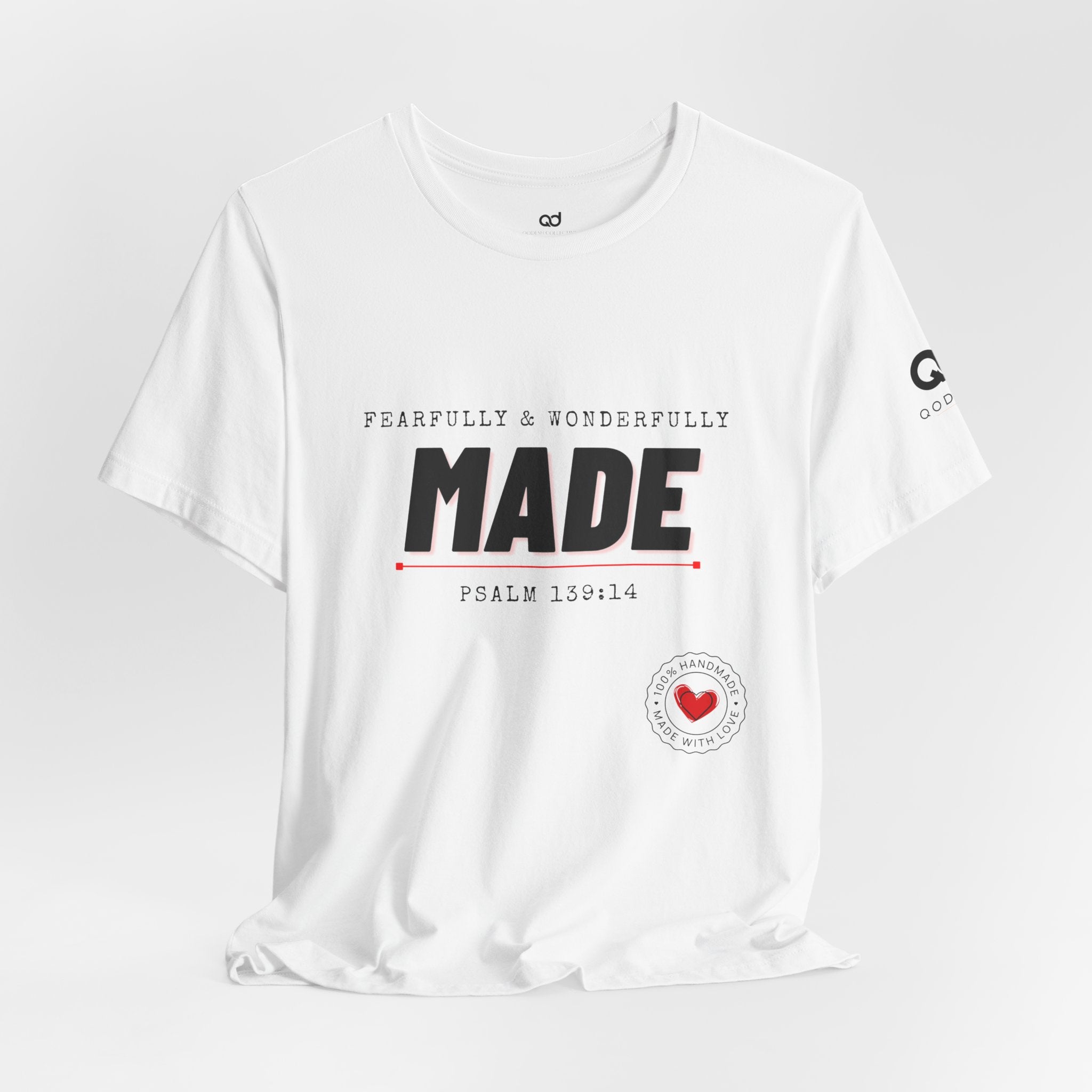 Kingdom Culture Statement Tee — "Fearfully & Wonderfully Made" Psalm 139:14 Christian Tee