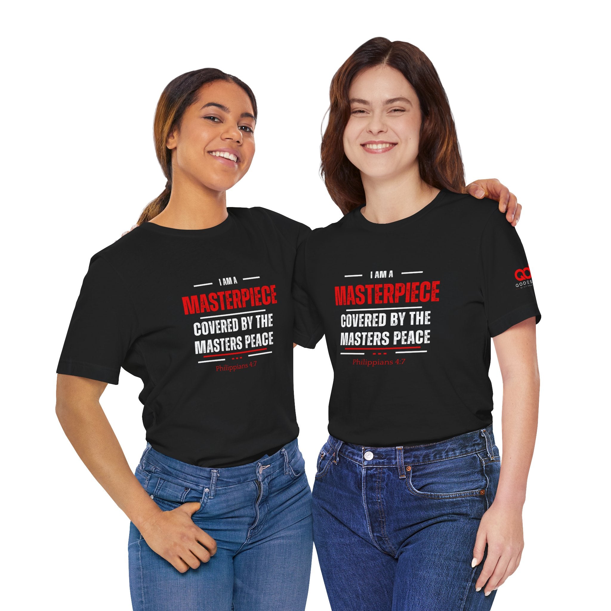 Masterpiece Tee — Inspirational Christian Philippians 4:7 Graphic T-Shirt