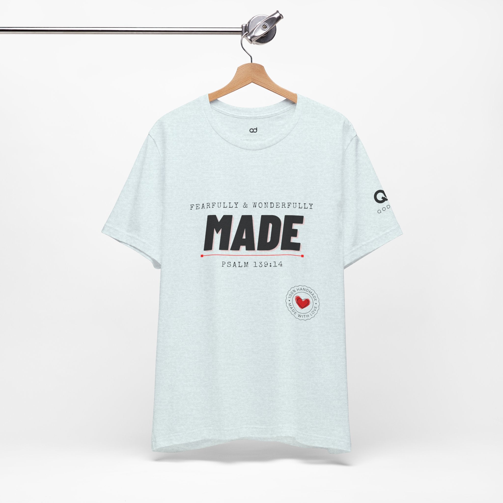 Kingdom Culture Statement Tee — "Fearfully & Wonderfully Made" Psalm 139:14 Christian Tee