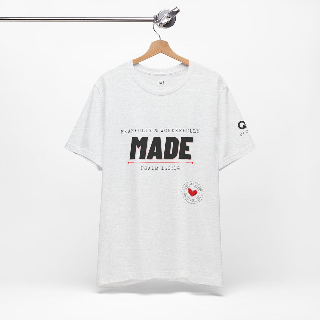 Kingdom Culture Statement Tee — "Fearfully & Wonderfully Made" Psalm 139:14 Christian Tee
