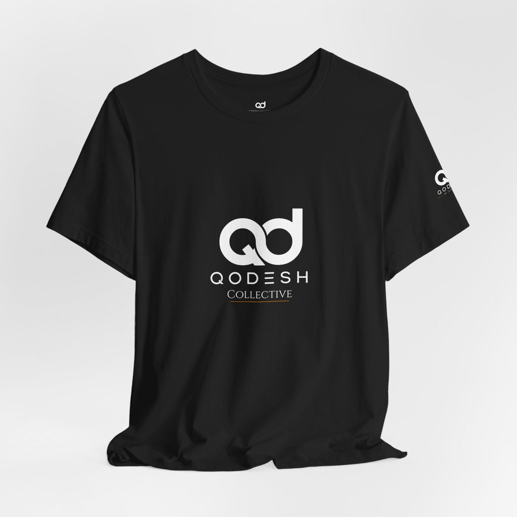 Qodesh Collective White Tee — Unisex Jersey Short Sleeve T-Shirt