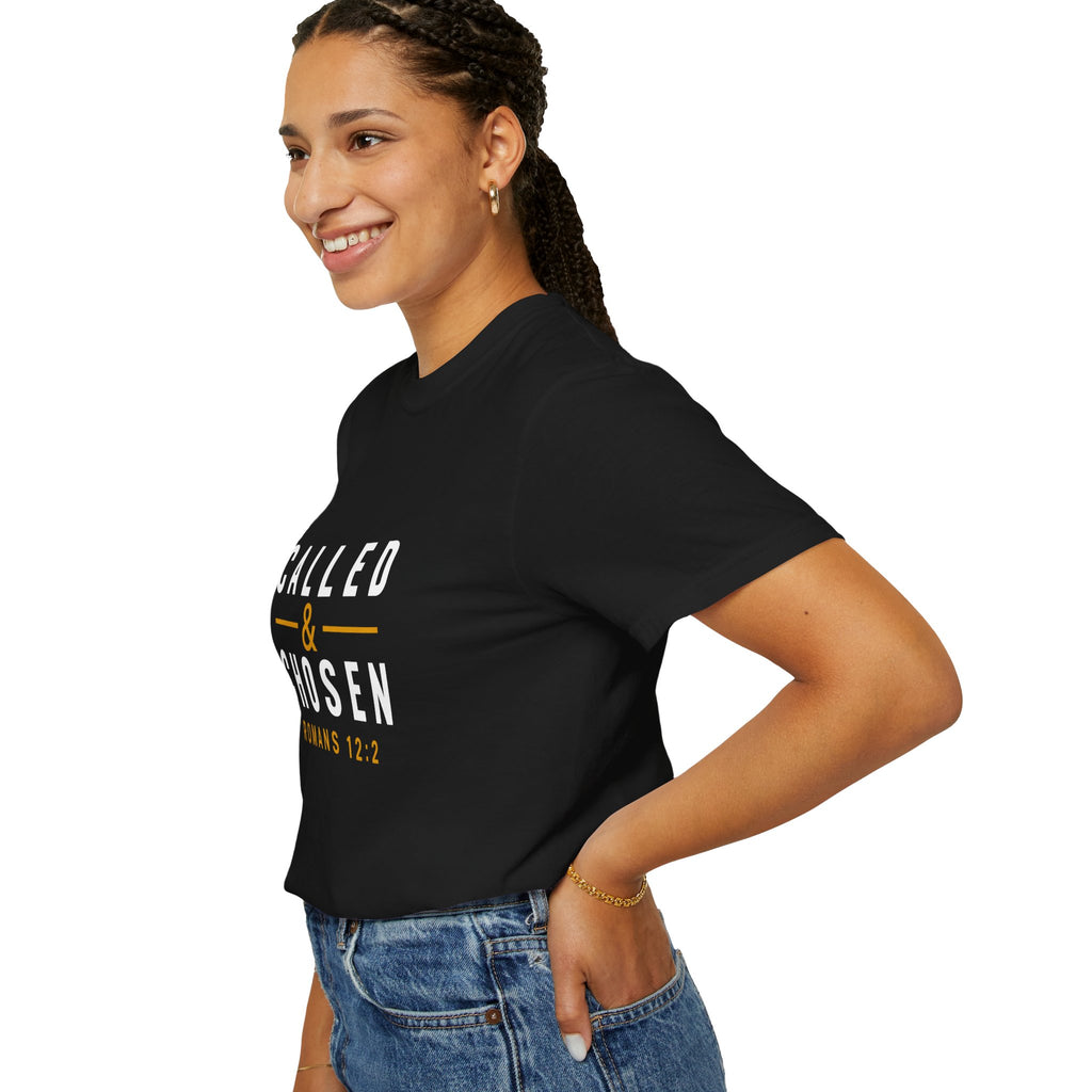 Called & Chosen T-Shirt — Romans 12:2 Christian Faith Tee