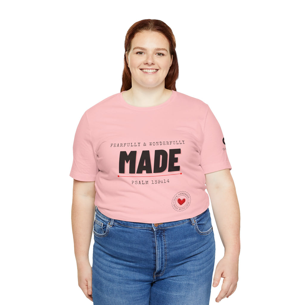 Kingdom Culture Statement Tee — "Fearfully & Wonderfully Made" Psalm 139:14 Christian Tee
