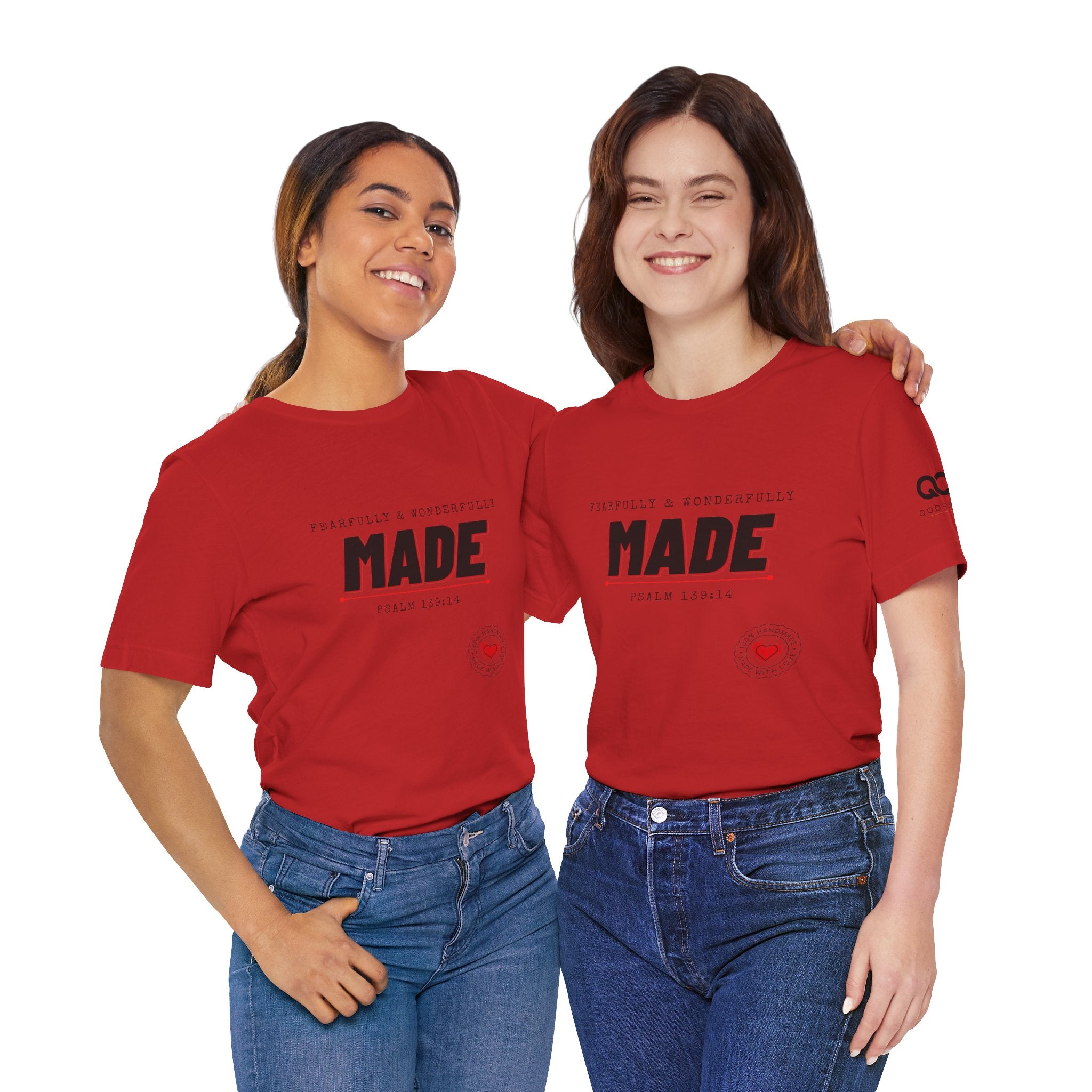Kingdom Culture Statement Tee — "Fearfully & Wonderfully Made" Psalm 139:14 Christian Tee