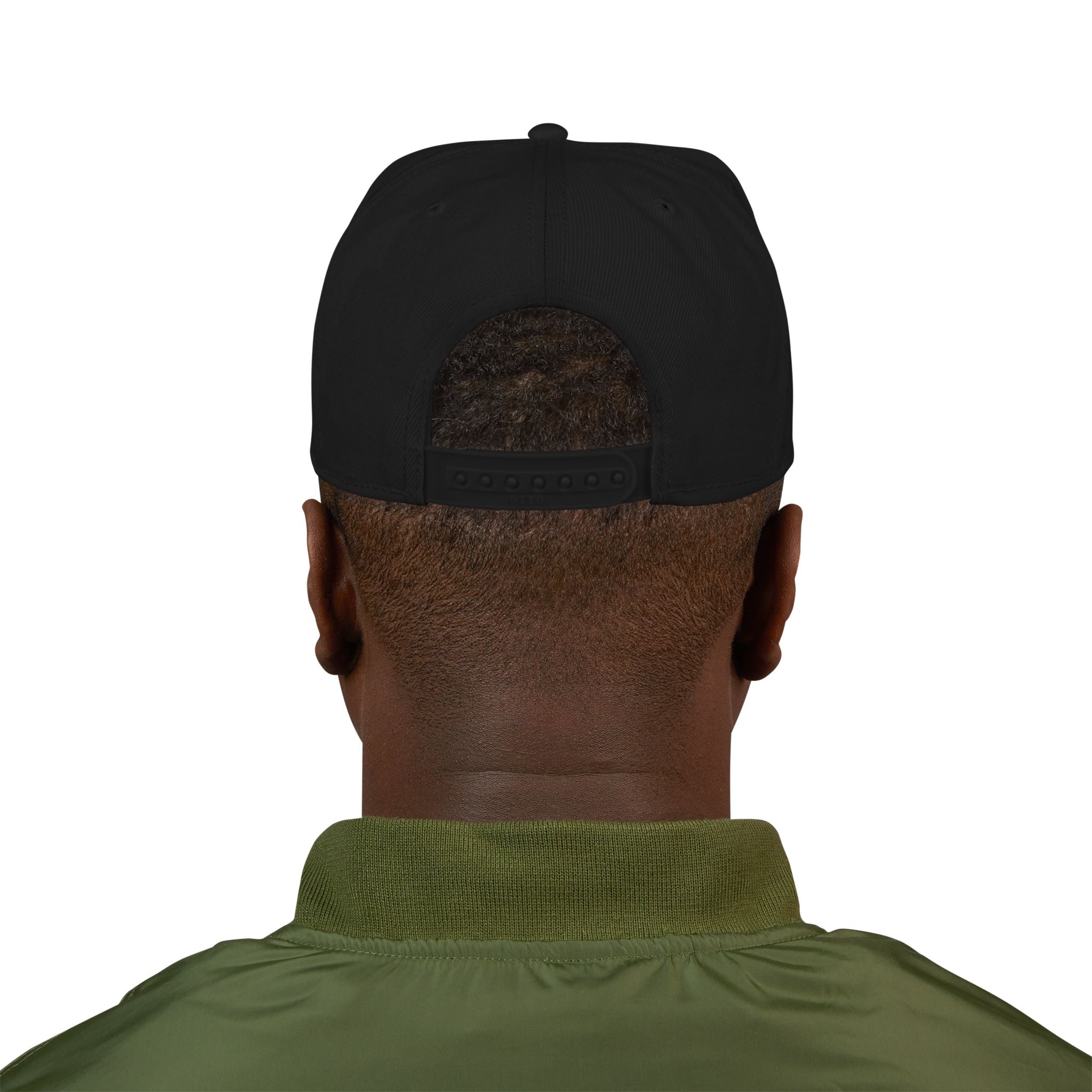 Embroidered Qodesh Set Apart Cap Logo Snapback Hat — Premium Faith Inspired Hat - Streetwear Black Flat Bill Cap