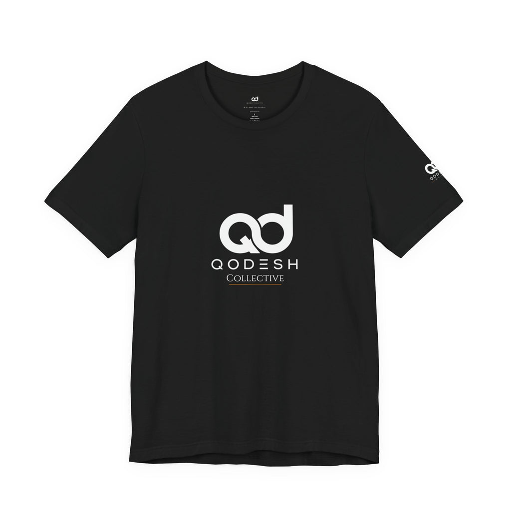 Qodesh Collective White Tee — Unisex Jersey Short Sleeve T-Shirt