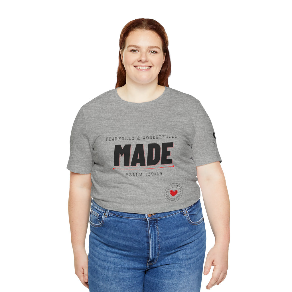 Kingdom Culture Statement Tee — "Fearfully & Wonderfully Made" Psalm 139:14 Christian Tee