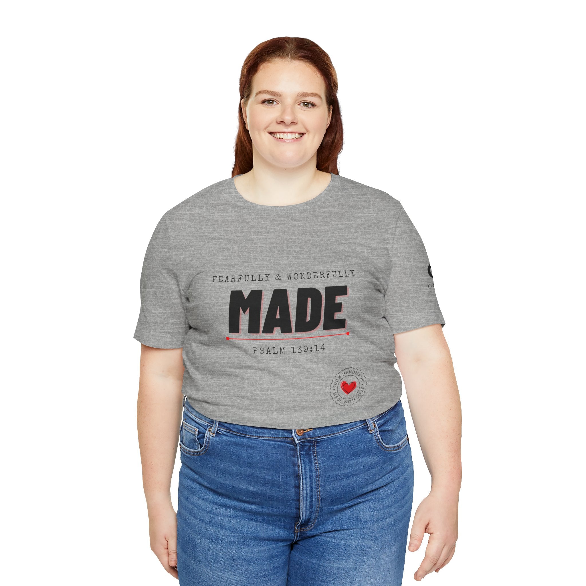 Kingdom Culture Statement Tee — "Fearfully & Wonderfully Made" Psalm 139:14 Christian Tee