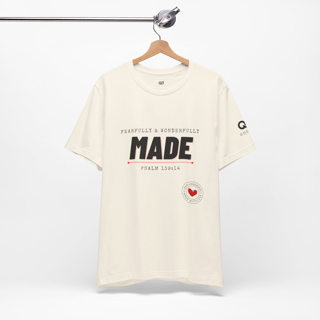 Kingdom Culture Statement Tee — "Fearfully & Wonderfully Made" Psalm 139:14 Christian Tee